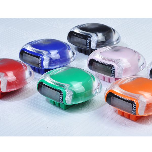 

mini lcd pedometer walking run steps count calorie distance calculation counter random color