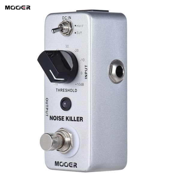 

mooer noise killer mini noise reduction guitar effect pedal 2 modes true bypass full metal shell