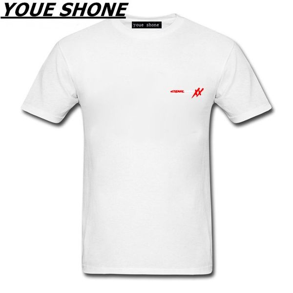 

fashion mens honda cbr 1100 super blackbird xx t-s motorcycles t shirt cotton men short sleeve tees youth t-shirts, White;black