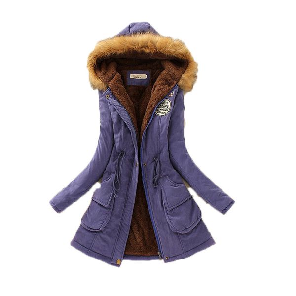 

autumn parkas winter jacket women coats female outerwear casual long down cotton wadded lady woman fashion warm, Black