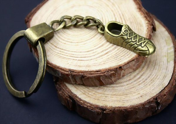 

6 шт. брелок женщины брелки пара брелок для ключей кроссовки обуви 27x9mm, Slivery;golden