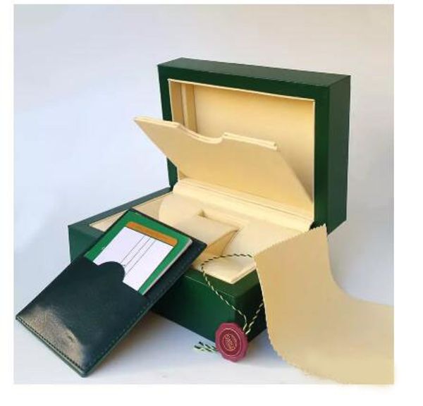 

2018 new 116610 luxury watch brand green original box paper gift watche boxe leather bag card 0 8kg for rolex watch box