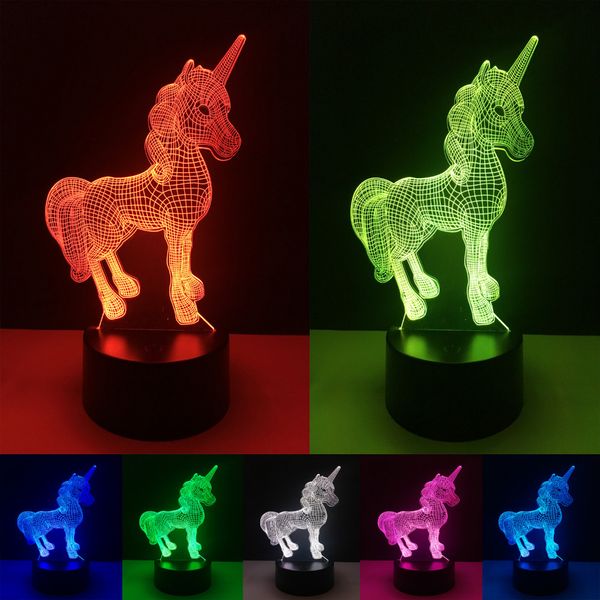 

3d creative luminary led lantern table lamp 7 color change night light lampe cartoon led usb light christmas new year gifts