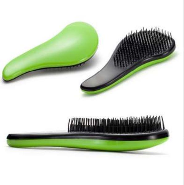 

dropshipping magic handle tangle detangling comb shower hair brush detangler salon styling tamer exquite cute useful tool, Silver