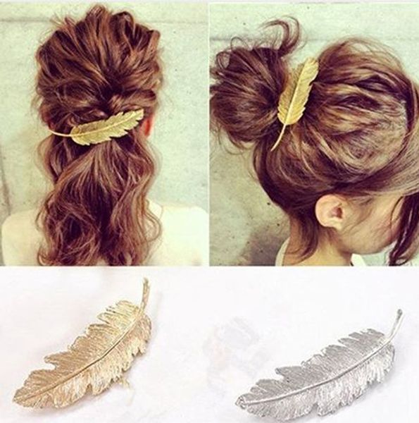 Women S Vintage Style Leaf Hair Clip Pin Claw Leaves Hairpin