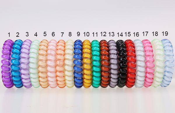 

30pcs мода симпатичные конфеты цвет волос ювелирные изделия ободки телефонная лини