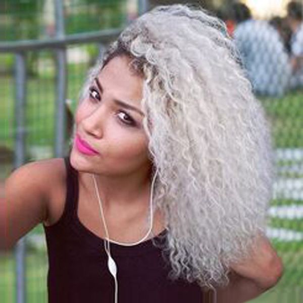 Periwig European And American Long Curly Hair Long Hair Female