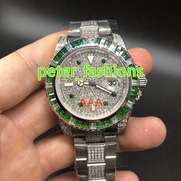

Высокое качество мода мужские часы топ Марка роскошные горячие продажа часы бриллиант безель из нержавеющей стали водонепроницаемые часы бесплатная доставка