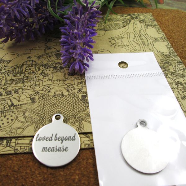 

40pcs--"loved beyond measuse"stainless steel charms more style for choosing diy charms pendants for necklace, Bronze;silver