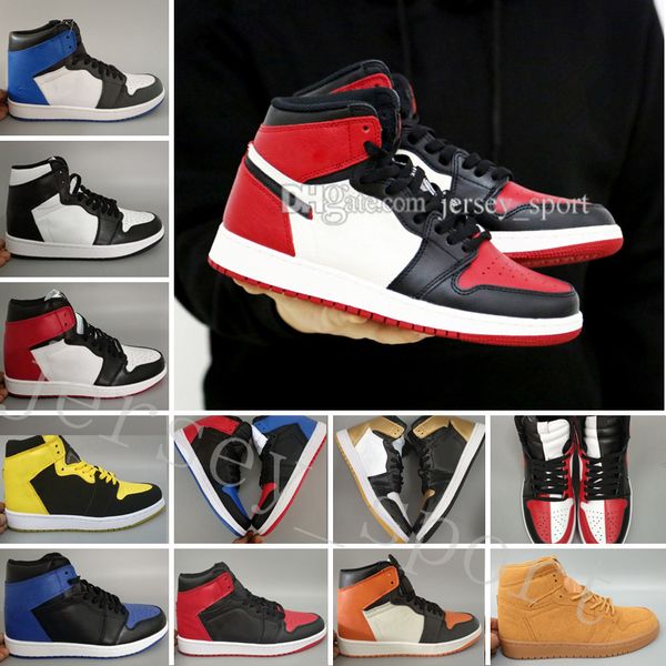 

og 1 3 mens basketball shoes wheat bred toe chicago banned royal blue fragment shattered metallic red camo pack shadow sneakers