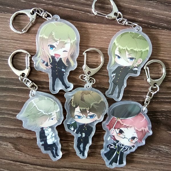 

yaoi fan 1pcs anime royal tutor heine licht von granzreich prince gracious royal cute keychain doubleside keyrings, Silver
