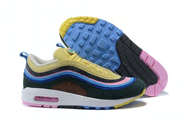 

Новый 97/1 Шон Wotherspoon обувь мужчины Повседневная обувь топ 97s женщины яркие серы мул