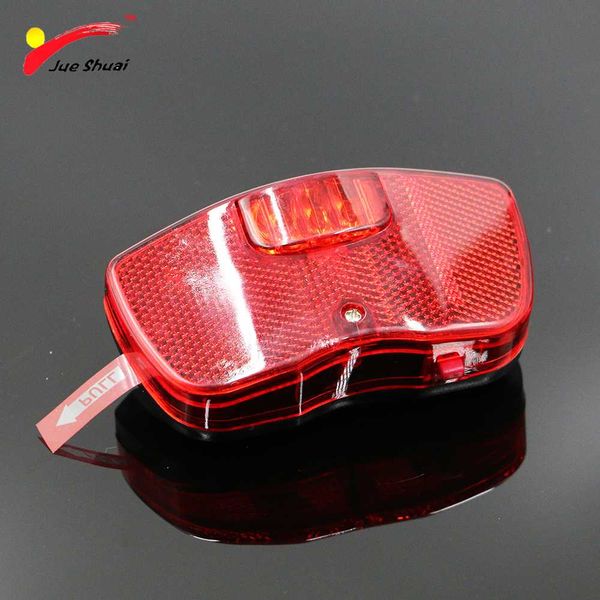 

3 leds red rear light for bike bicycle rear rack carrier safety warning lamp battery bike bicycle lighting cycling accessories
