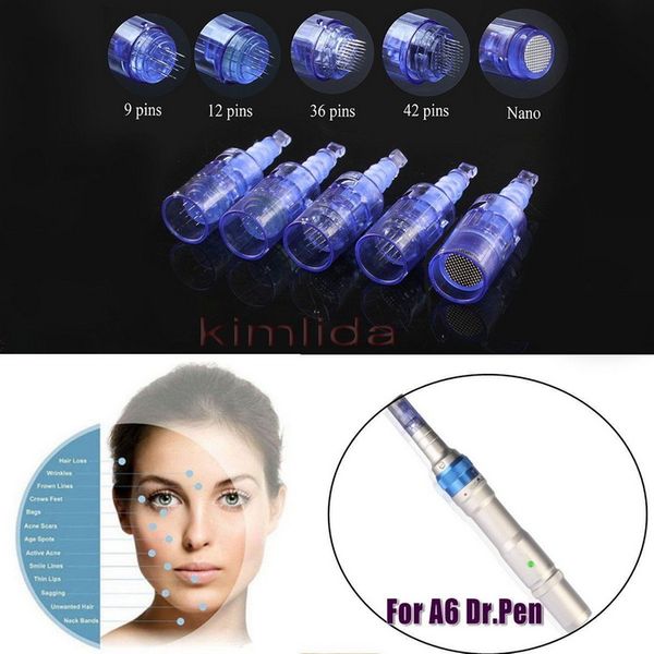

1/3/5/7/9/12/36/42 / нано иглы картридж для Dr.pen Ultima A6 Авто Electric dermapen, A6 DRpen иглы