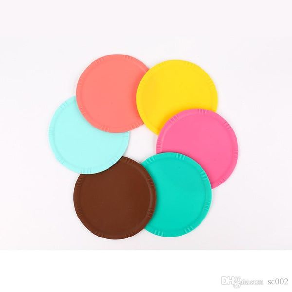 

bardian silica gel table pads convenient moisture proof silicone coasters round non slip cup mats eco friendly 1 3zy dd