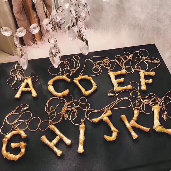 

Fashion Jewelry For Women Letter A-Z Neckalce Light Gold Color Letter Pendants Necklace Party ABCDEFGHIGKLMNOPQRSTUVWXYZ