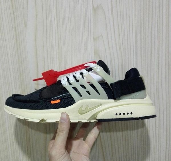 

[С оригинальной коробке] десять Prestos мужчин и женщин работает Белый кроссовки ТОП
