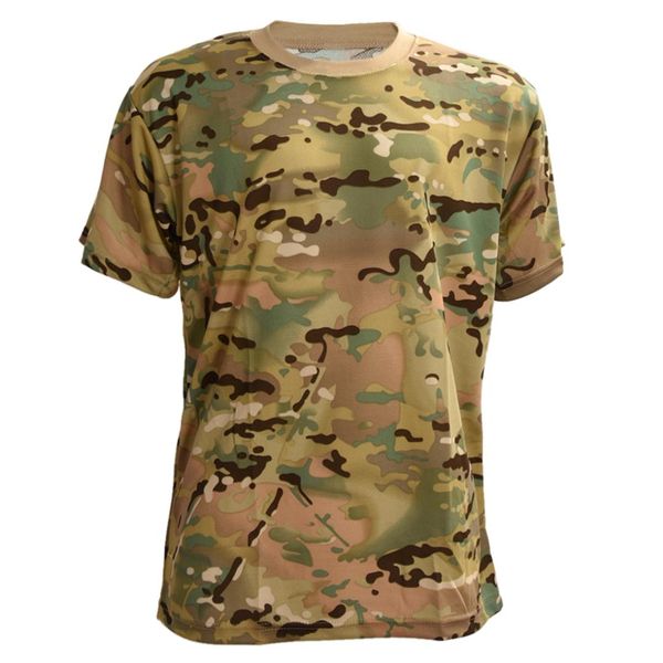 

elos-outdoors hunting camouflage t-shirt men army tactical combat t shirt dry sport camo outdoor camp tees cp, Gray;blue