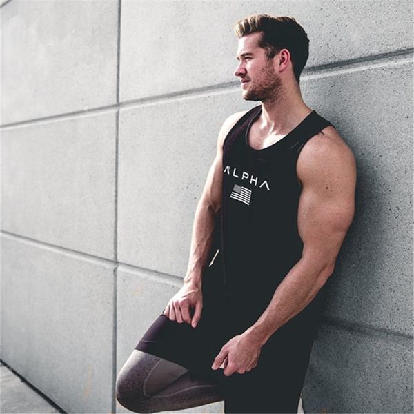 

Tank Tops Men Summer Gyms Fitness Bodybuilding Hooded Tank Top Fashion Mens Crossfit Clothing Loose Breathable Sleeveless Shirts Vest