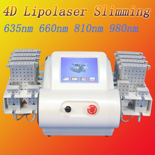 

lipo laser machine 650nm diode laser 4 wavelength cellulite reduction burn fat slimming beauty salon equipment lipo laser