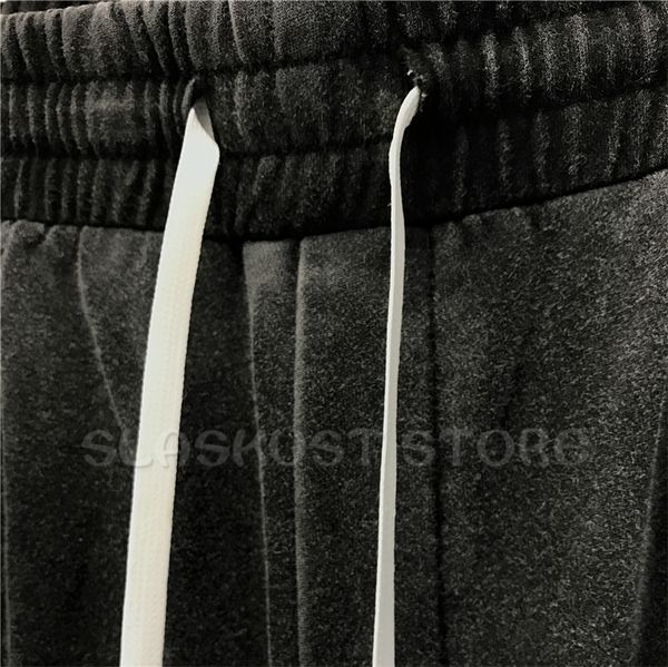 

kanye vintage jogger grey sweatpants fit west baggy drop crotch hiphop pants loose shipping rhmcb, Black