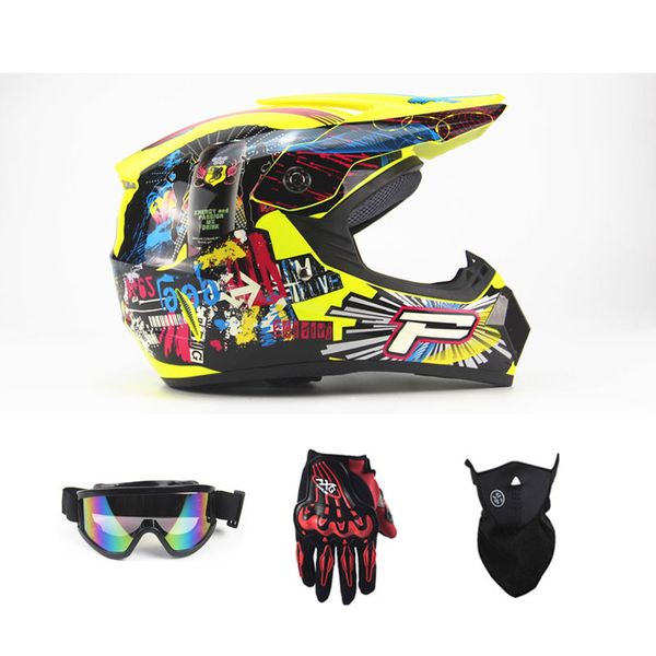 

new cartoon children motorcycle helmets boy girl dirt bike atv motocross off road racing helmet