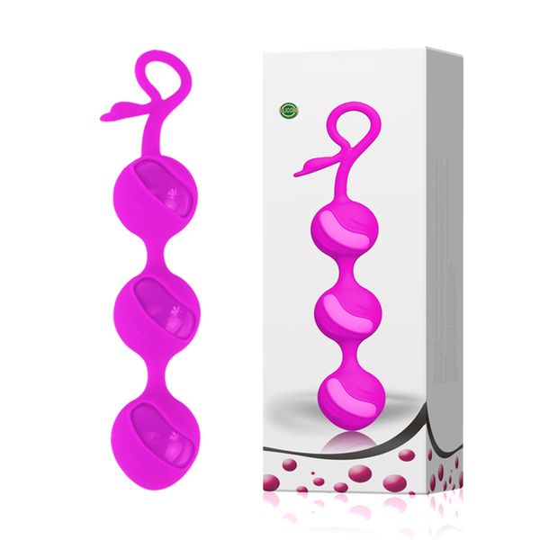 Espaço violento Bolas vagina de silicone exercício de silicone bolas de kegel vaginal treinador amor bola brinquedos para mulher erótica brinquedos sextoy sexoy