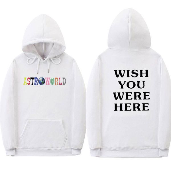 

print letter travis scotts astroworld hooded hoodies men 2018 streetwear hip hop hoodies sweatshirt male plus size s-2xl, Black