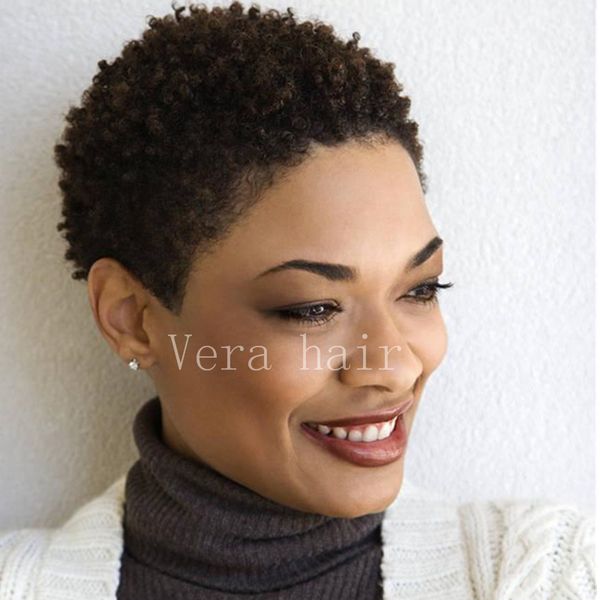 Africa Afro Kinky Curly Lace Wig Soft And Thick Cheap Malayia