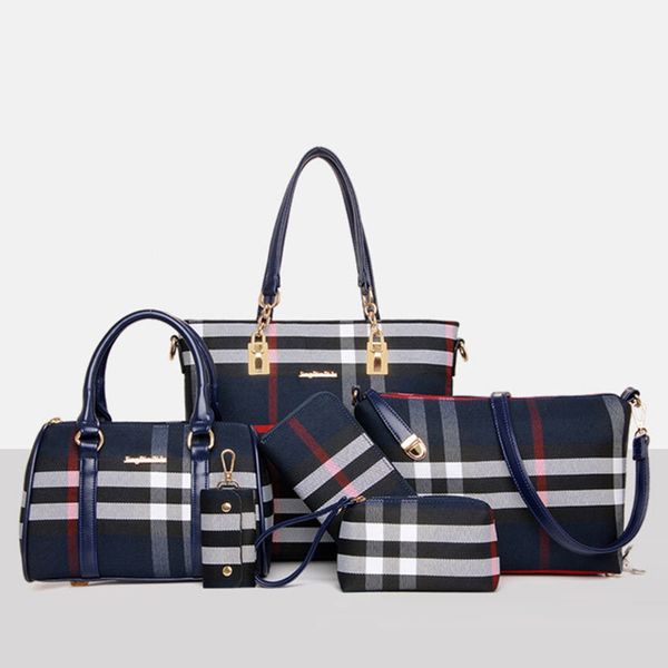 

Новые прибытия 6pcs / set Дизайнер сумка женщин Lash Пакет PU кожаные сумки Крокодил Pattern