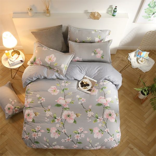 

home textiles elegant flower 4pcs bedding set floral bedclothes include duvet cover bed sheet pillowcase bedding sets bed linen