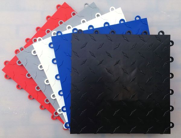 NUOVO Quanlity Highest Polypropylene Top Seminterrato Piastrelle per pavimenti galleggianti Tappetino ad incastro Moneta - Sistema di pavimentazione per garage modulare