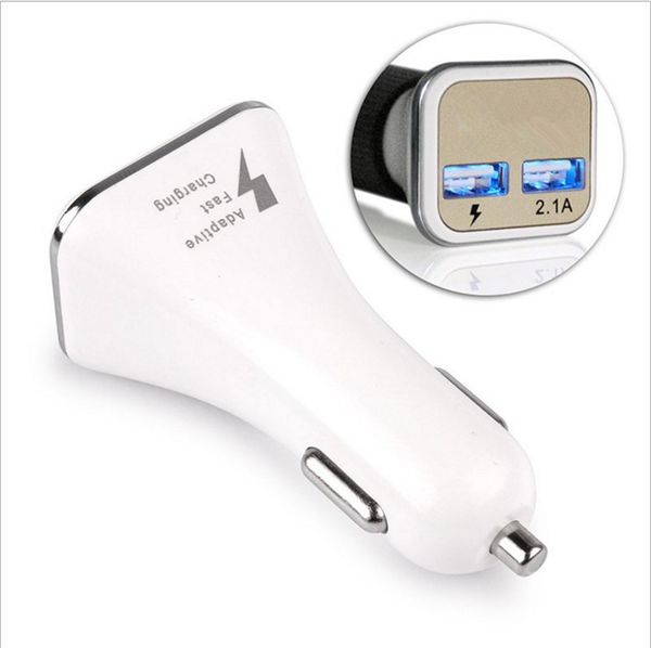 

Oem new dual u b led 2 1a fa t car charger cable for am ung note 5 6 8 edge htc