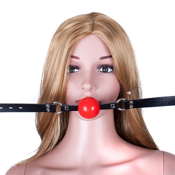 42mm Ballknebel mit offenem Mund, Silikonknebel, Fetisch-Fantasie-Bondage-Fesseln, Sexspielzeug für Paare, Fetisch-Erwachsenenspiel, Frauen-Erotikspielzeug