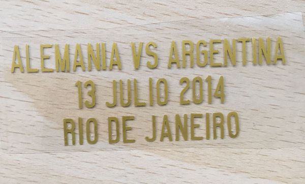 

Финальный матч 2014 года в Аргентине