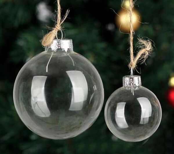 Acheter 4cm 6cm Verre Boule De Noël Verre Transparent Globe De Noël Décoration De Jour De Diamètre Différent Pour La Sélection De 3076 Du Ljhome