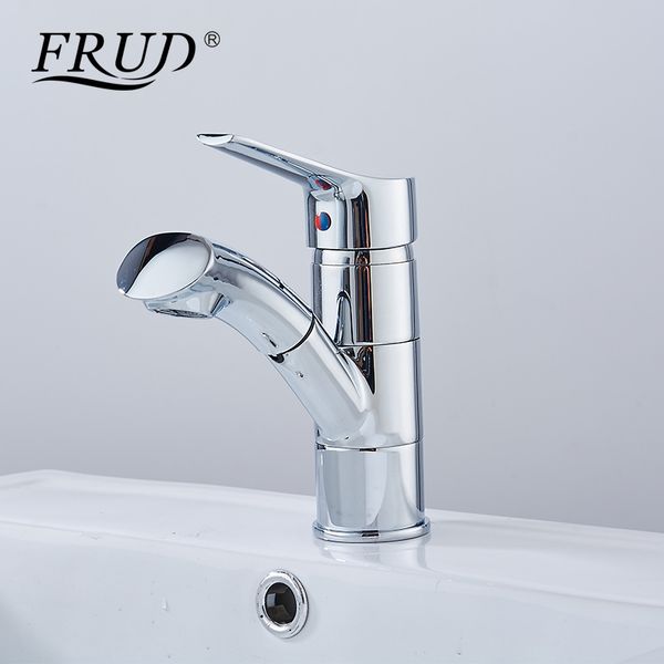 2020 Wholesale Pull Out Basin Faucet Washing Hair And Face Single