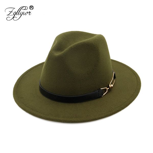 

zgllywr fedoras hat for women men fashion jazz lady wool large wide brim british style vintage autumn winter casual hat, Blue;gray
