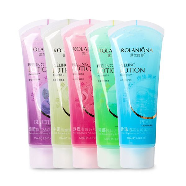 

beauty body facial exfoliating gel peeling lotion scrub deep clean acne blackhead remove dead skin remover