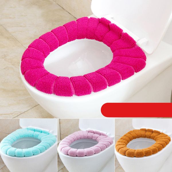 

thickened toilet seat pad winter toilet cover cushion warming toilet seat cover mat