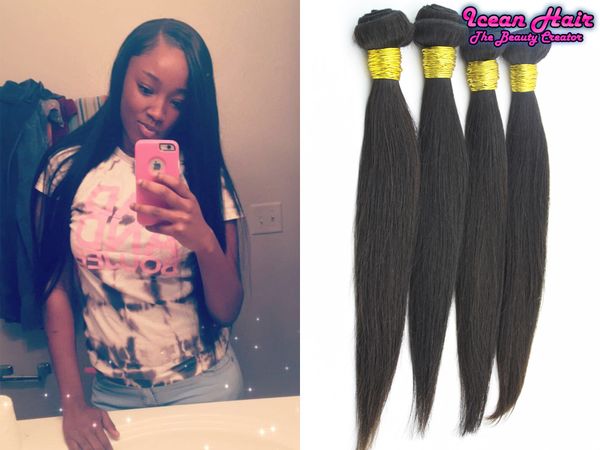 New Shop Discount Brand Brazilian Virgin Hair Weaves With 4