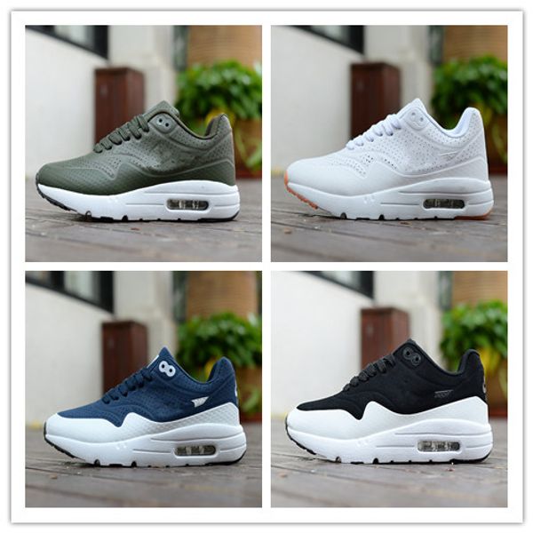 

new men 90 ultra moire running shoes zapatillas hombre lace up mesh breathable sport jogging sneakers shoes, Black