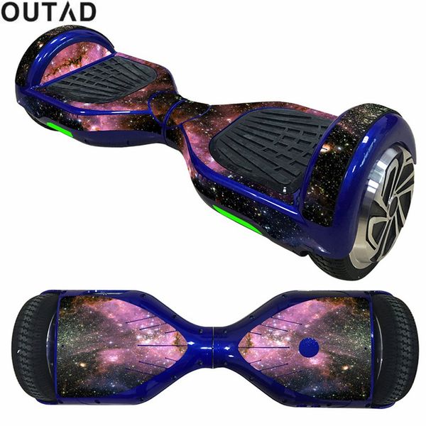 

outad 6.5inch self balancing scooter skin decal cover stickers electric skate board sticker 2wheel protective cover case sticker