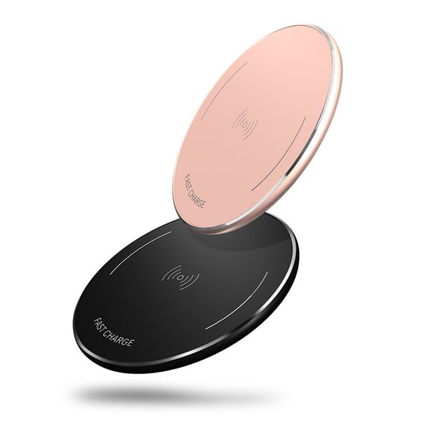 

портативный 5w беспроводной зарядное устройство тонкий размер быстрой зарядки беспроводное зарядное устройство 10w qi для iphone 8/8 plus