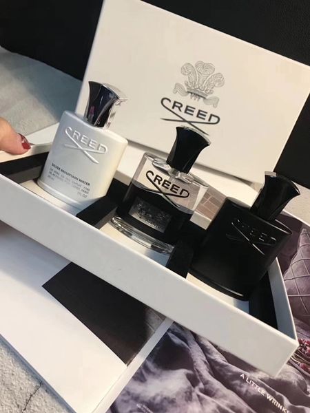 

new creed sets 30ml*3 creed cologne perfume for men with long lasting high fragrance paris liquid spray parfumes incense set