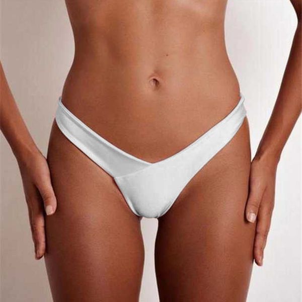2018 V Shape Costumi da bagno femminili sexy Donne Swim Brief Brasiliano Bikini Bottom Butt Mutandine intimo