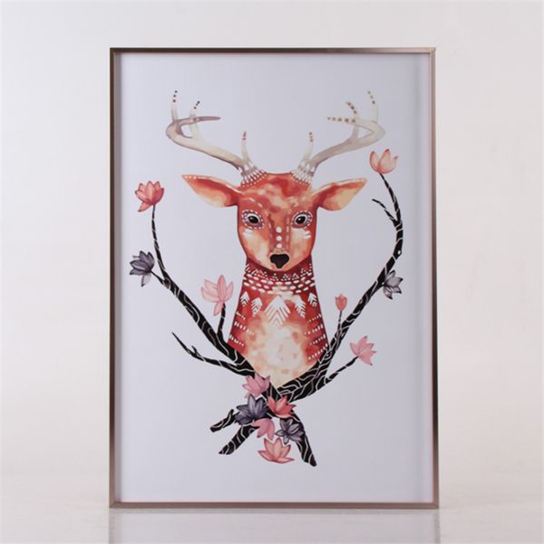 

50*70cm solid aluminum frame simple poster stand p frame certificate box picture frame wall-mounted customization (e09a6 h25mm