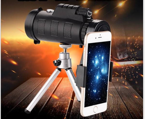 

high definition new 40x60 dual tone outdoor view mobile phone single lens telescope