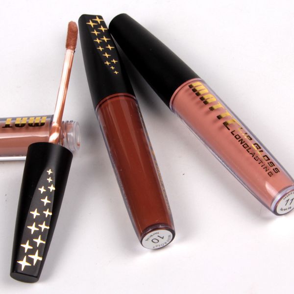 

24 pcs/set liquid lipstick mae lip gloss long lasting moisturizer lipgloss brand lip kit miss rose makeup lip tint set