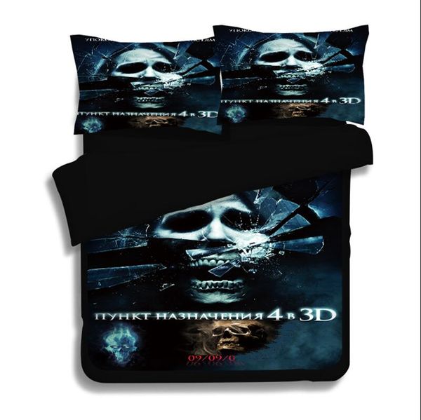 3d Bedding Set Cartoon Spiderman Superman Pattern Bed Sheets Duvet